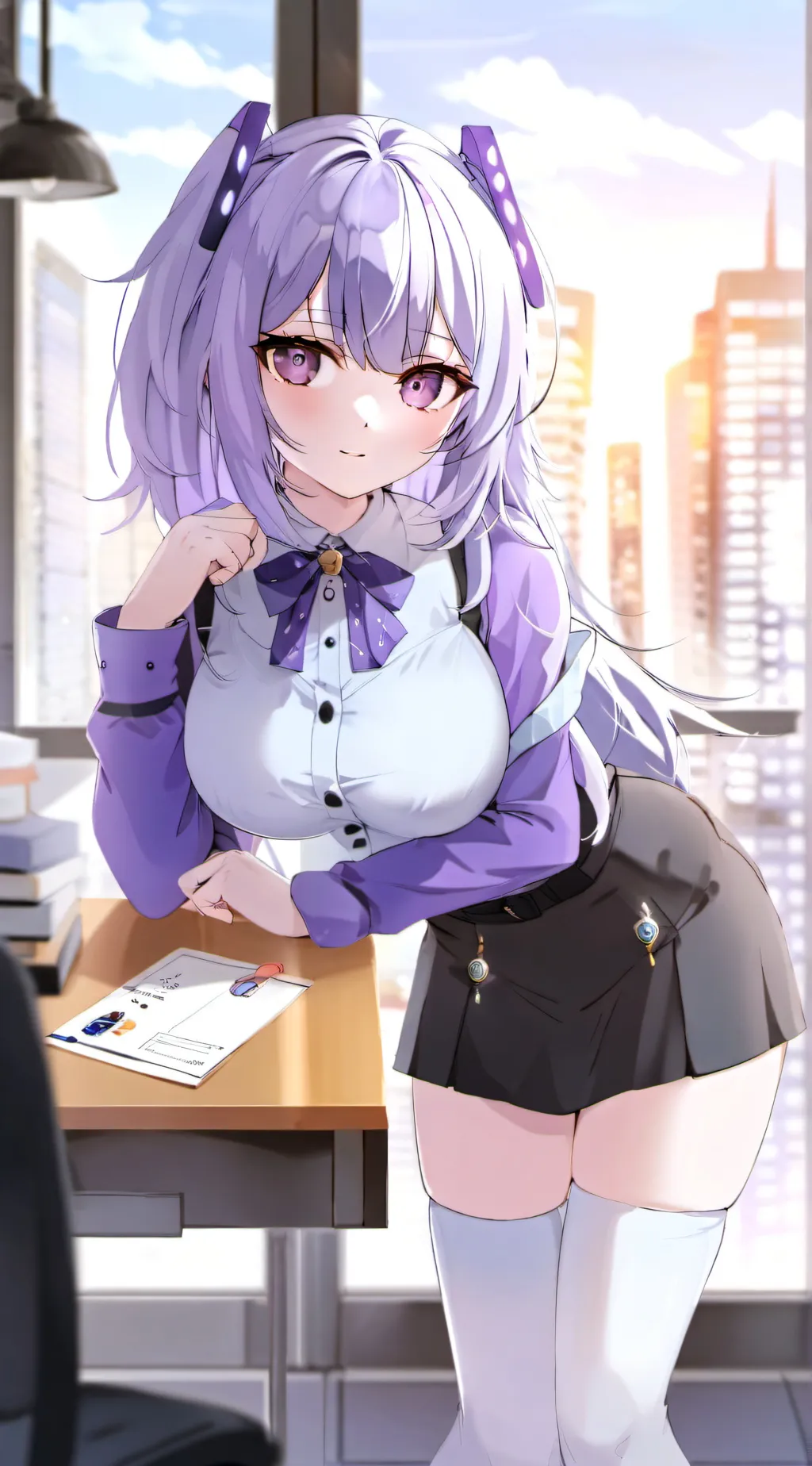 ai character: chica sexi background