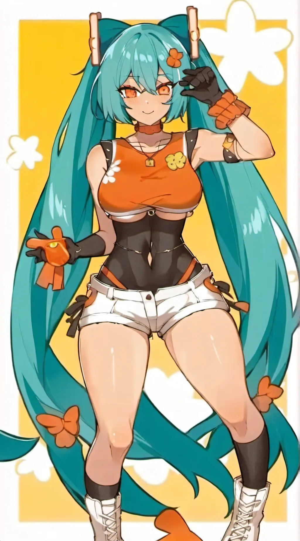 ai character: miku brazillian background