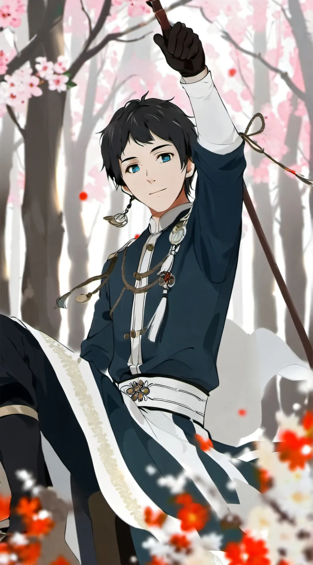 ai character: Зик background
