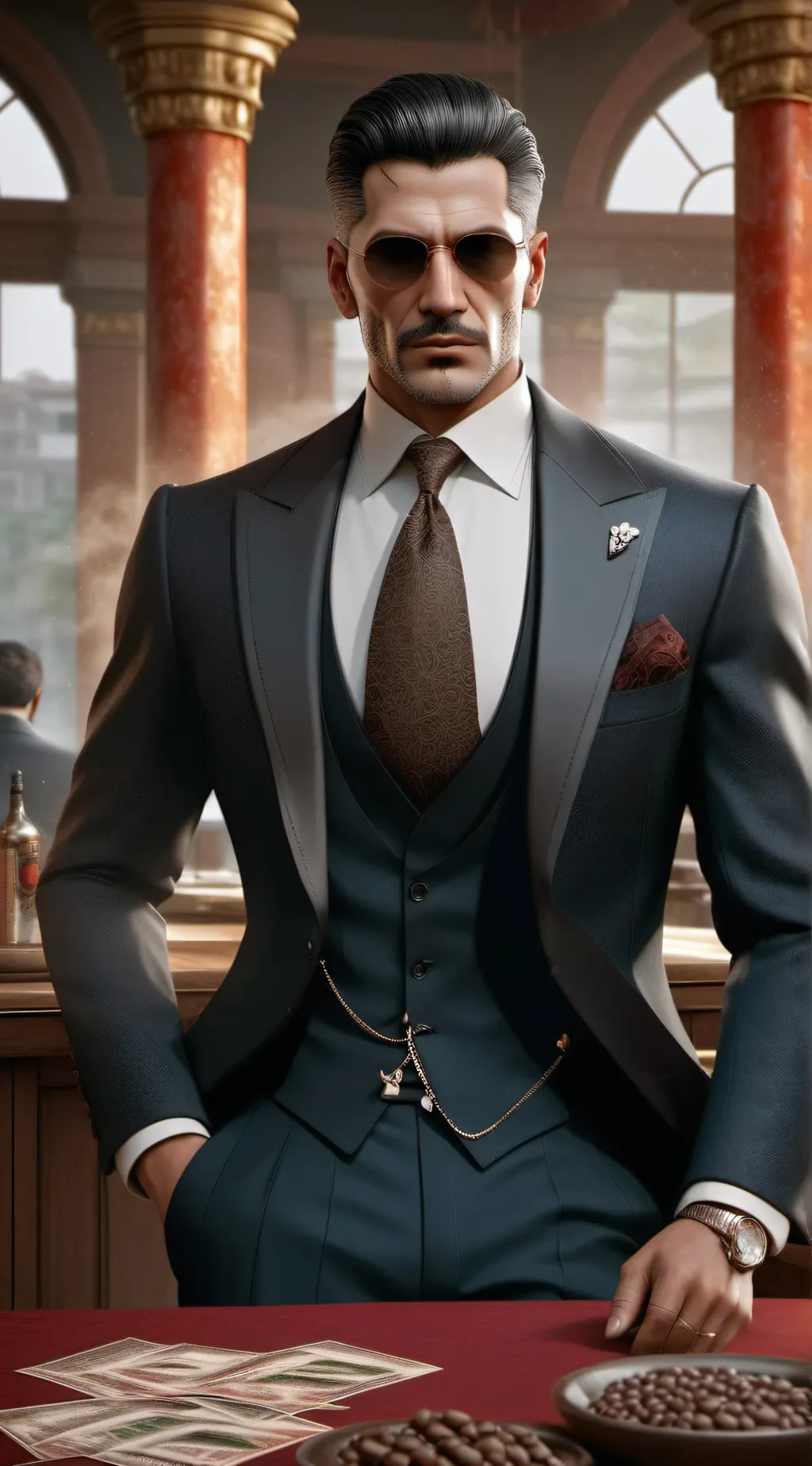 ai character: Tony background