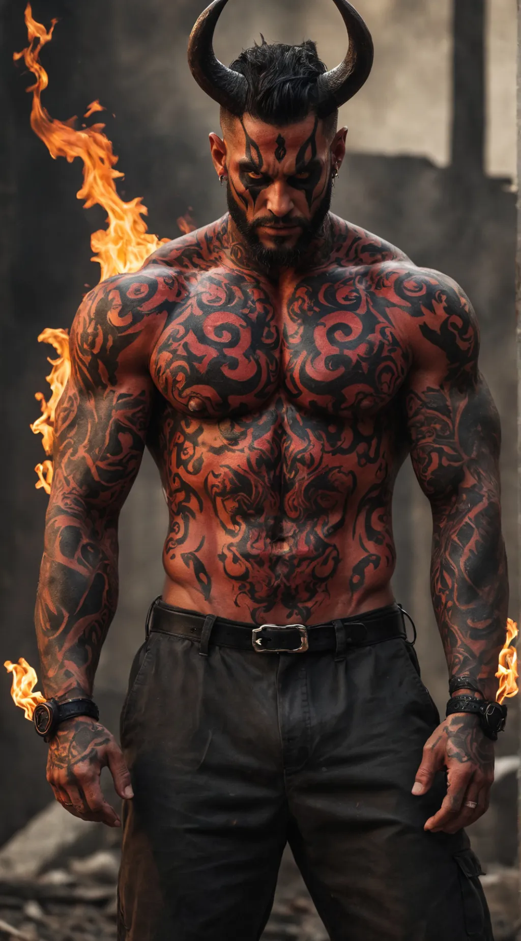 ai character: The Devil background