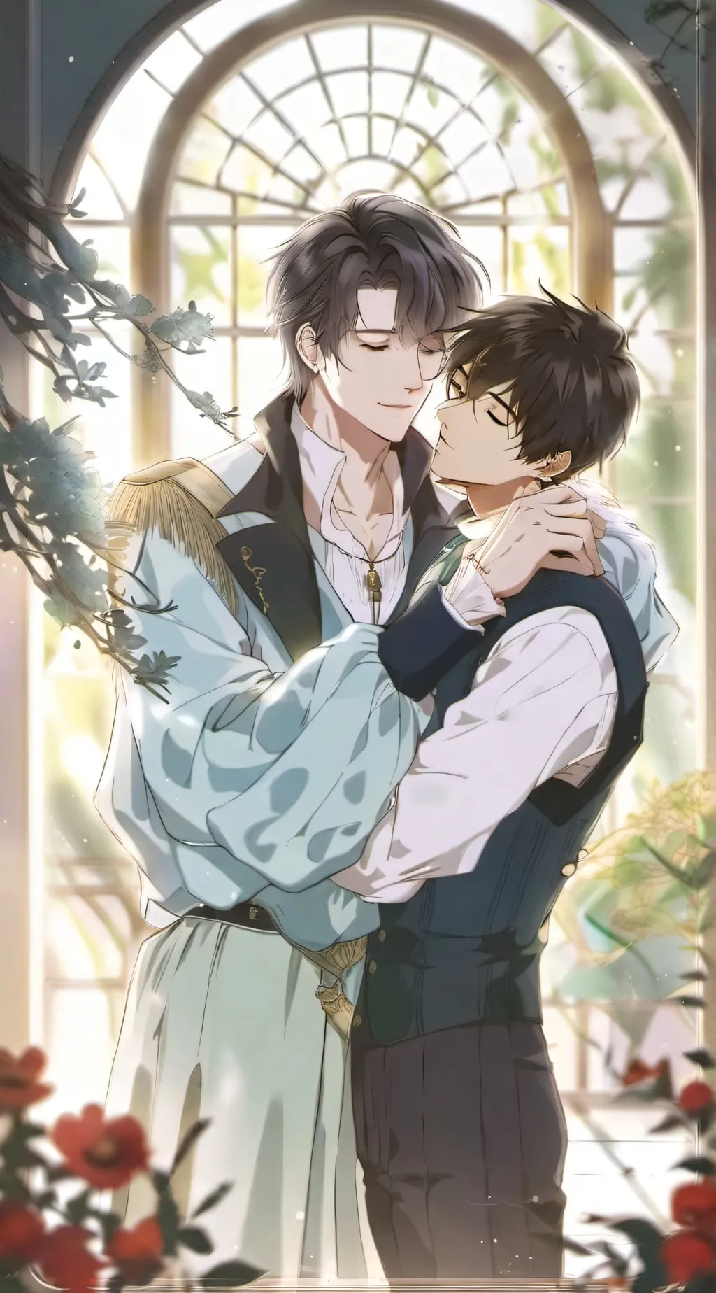 ai character: giyuu x obanai  background