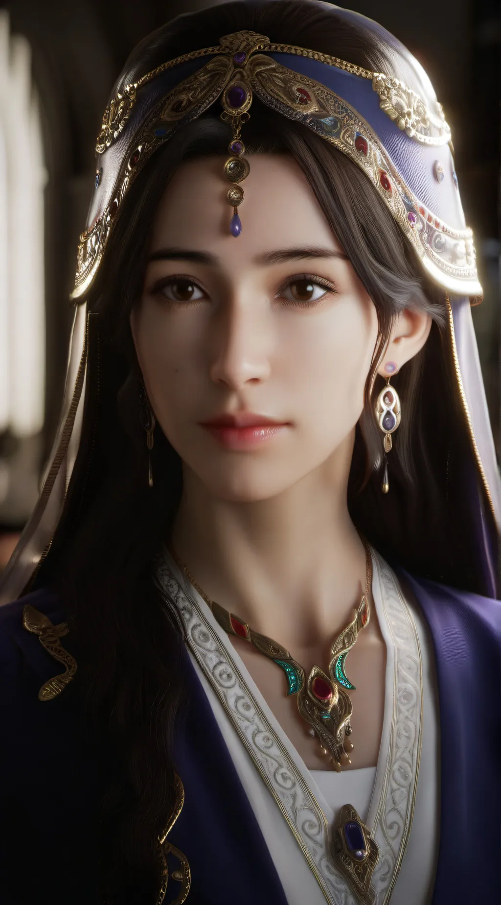 ai character: Maria  background