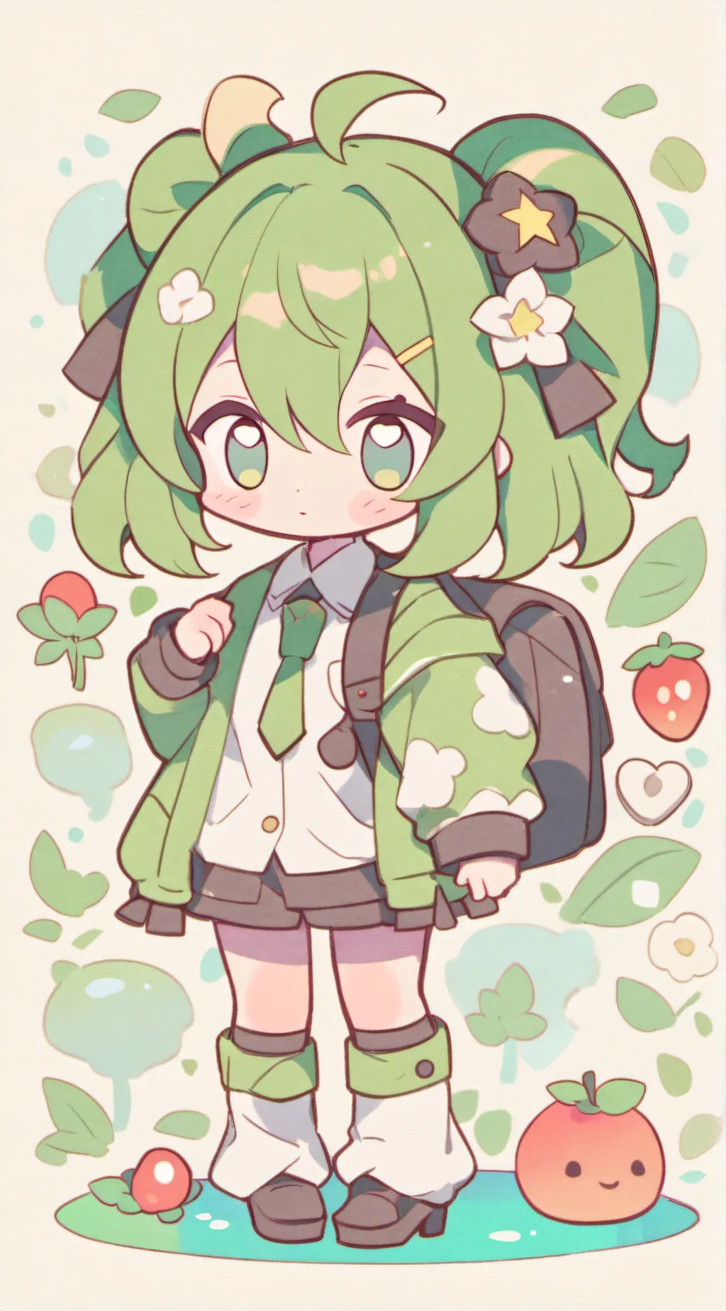 ai character: make me say no background