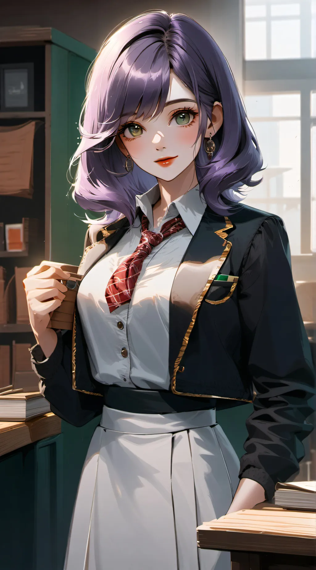 ai character: teacher background