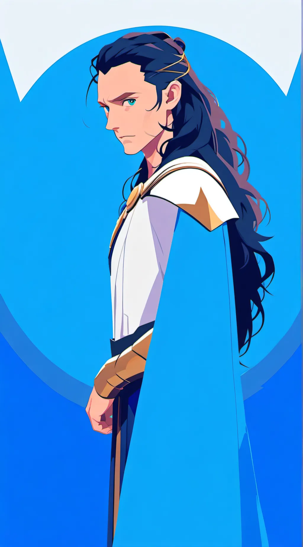ai character: Loki Laufeyson  background
