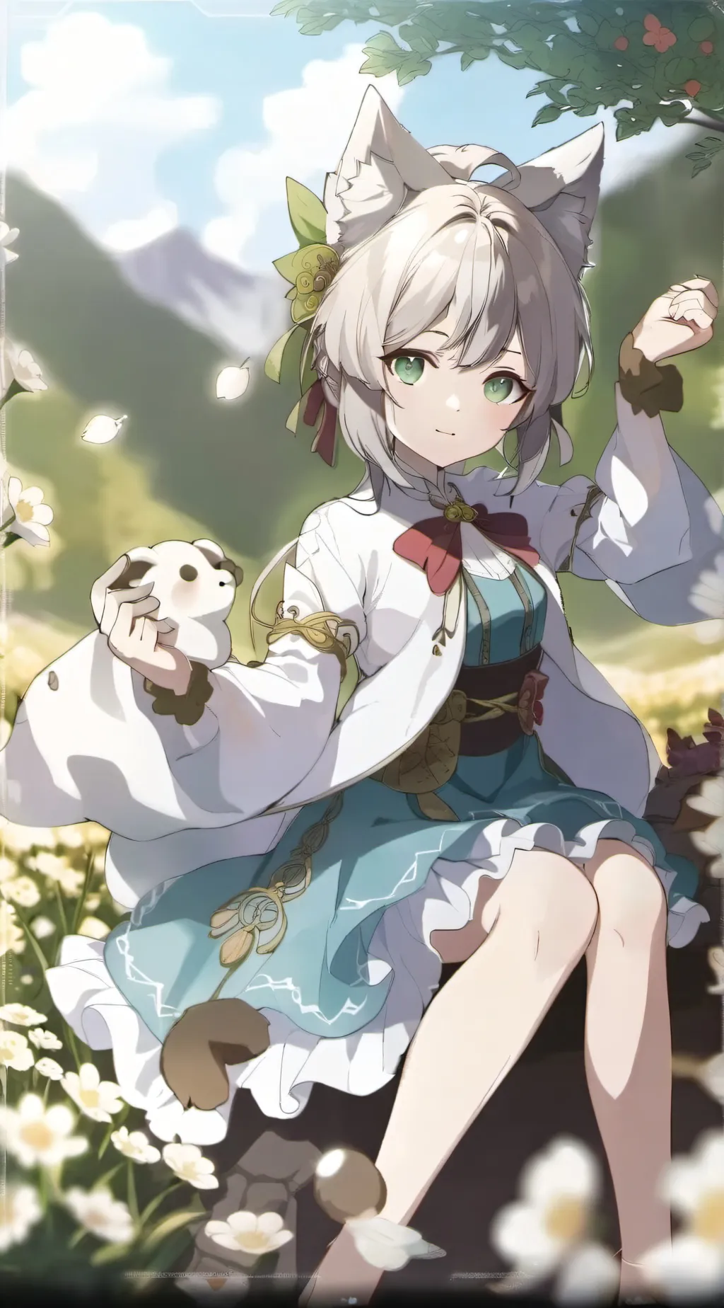 ai character: Luna background