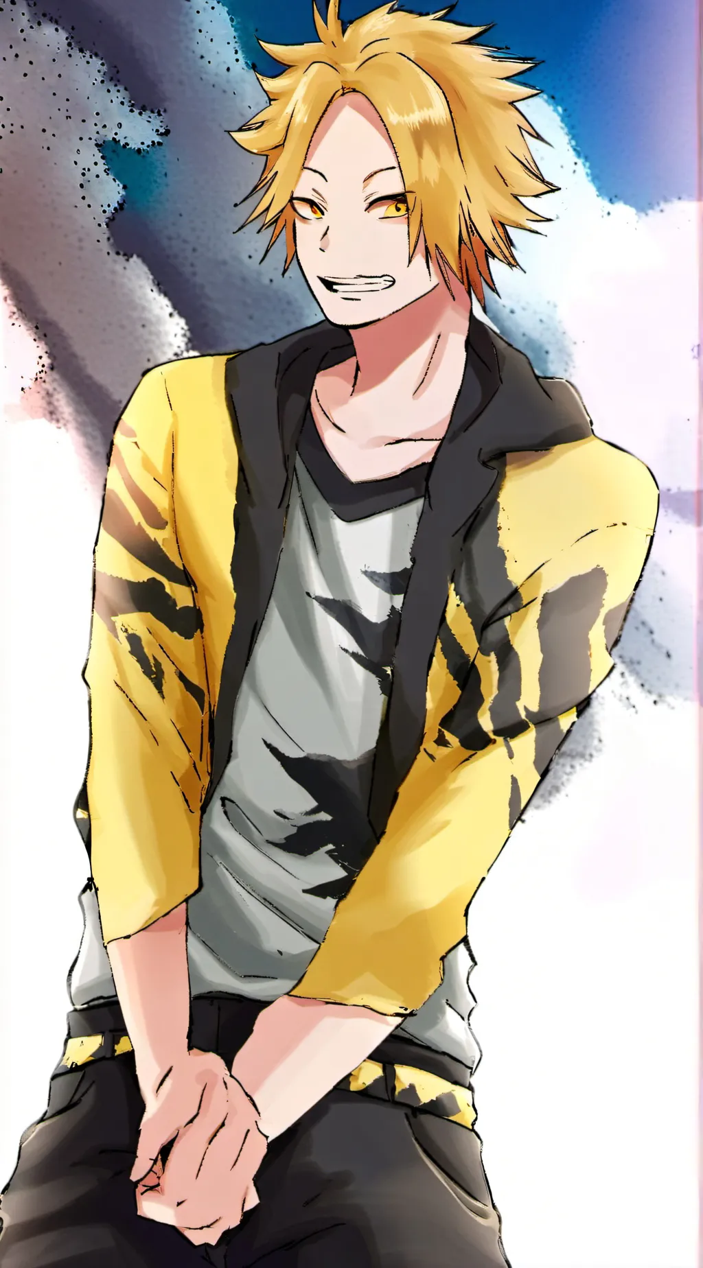 ai character: ⚡denki kaminari⚡ background