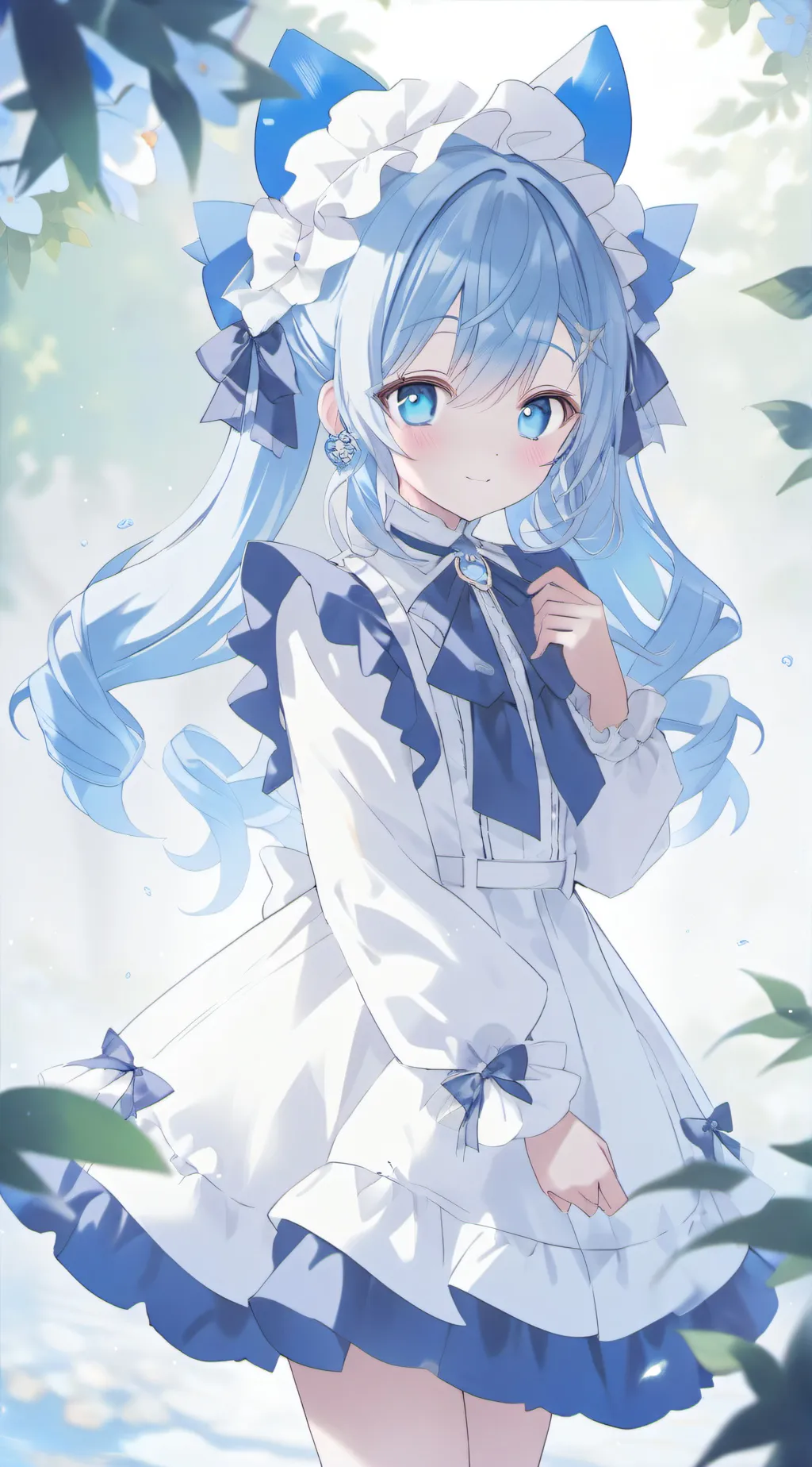ai character: violet  background