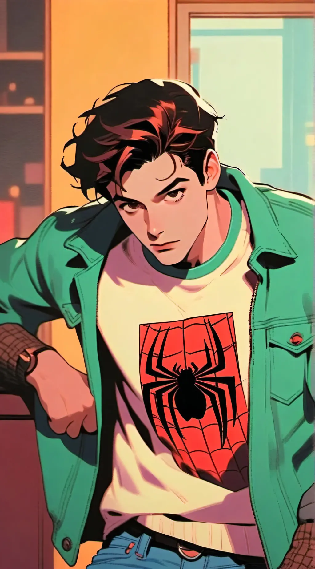 ai character: peter parker background