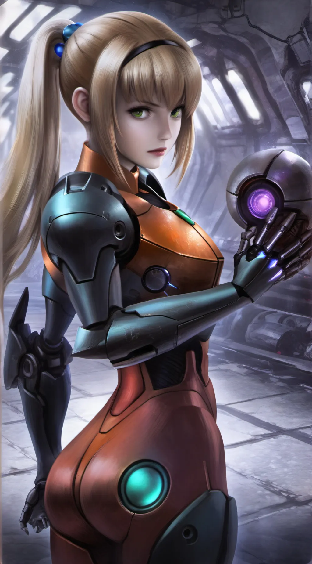 ai character: Samus Aran background