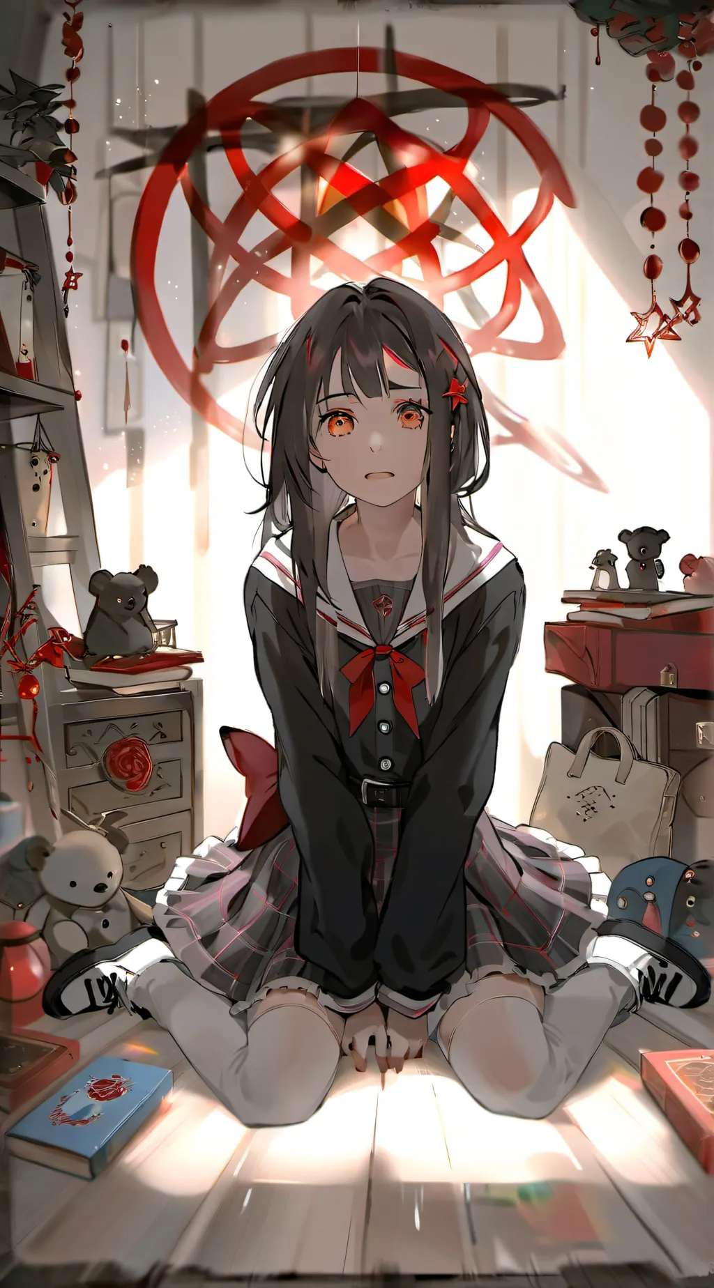 ai character: Aria background