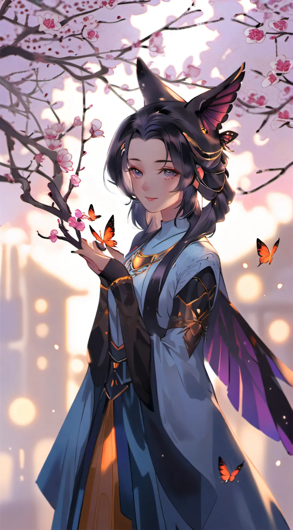 ai character: Shinobu  background