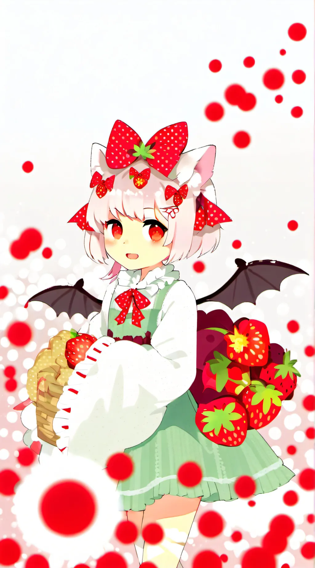 ai character: Strawberri Neru^_^ background
