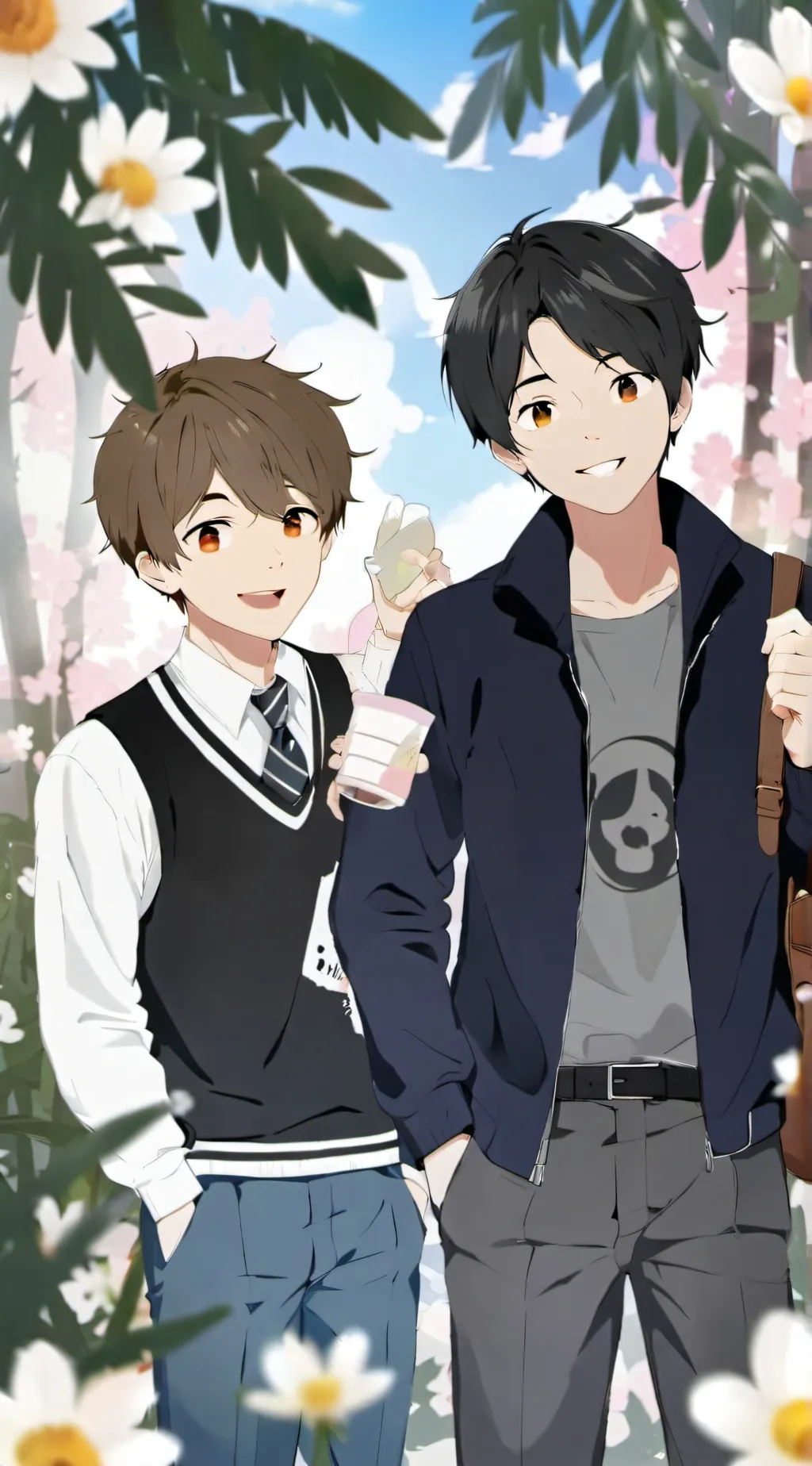 ai character: Roommates  background