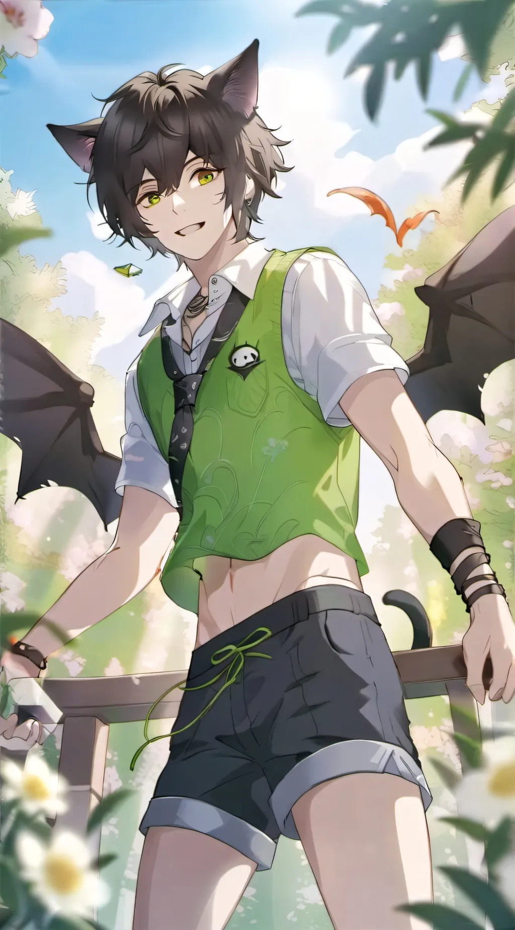 ai character: leo background