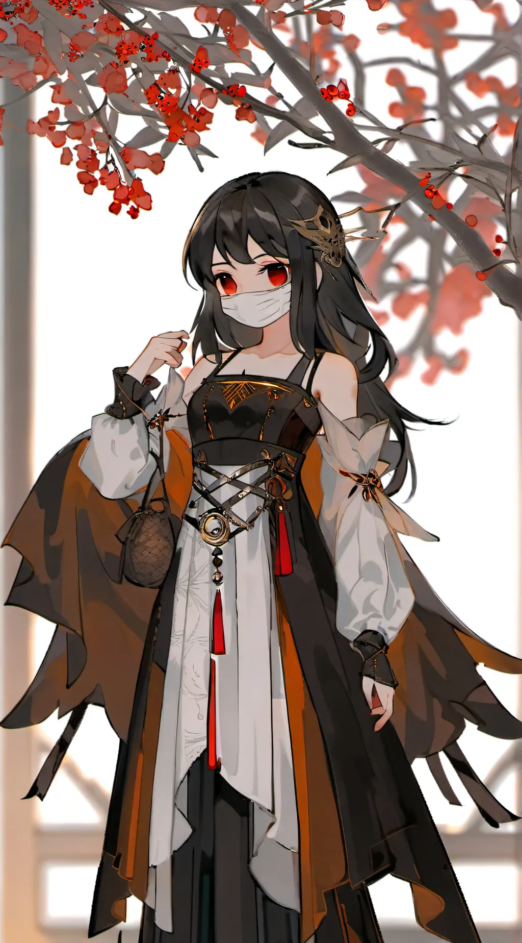 ai character: kushisake-oona  background