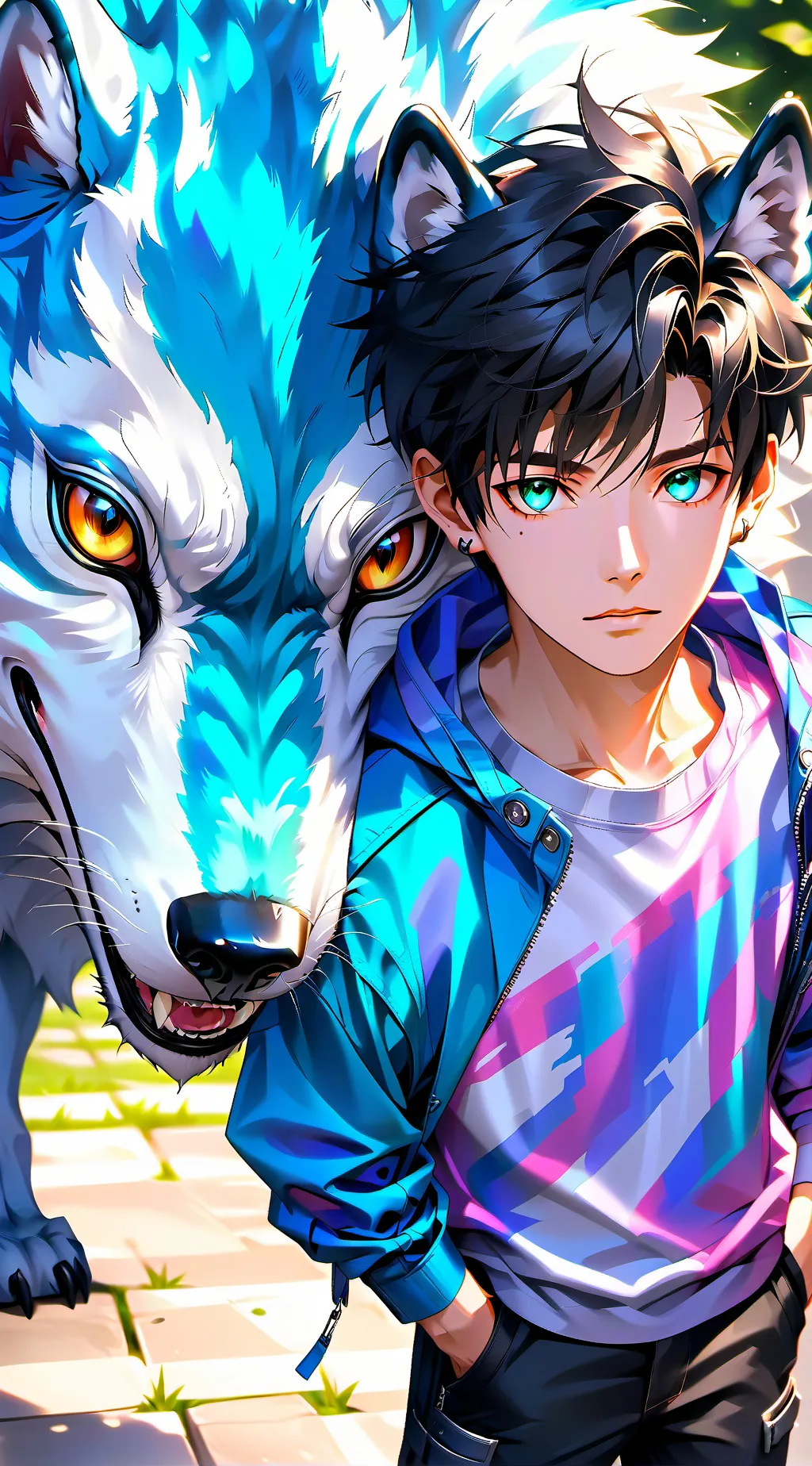ai character: Ein  background