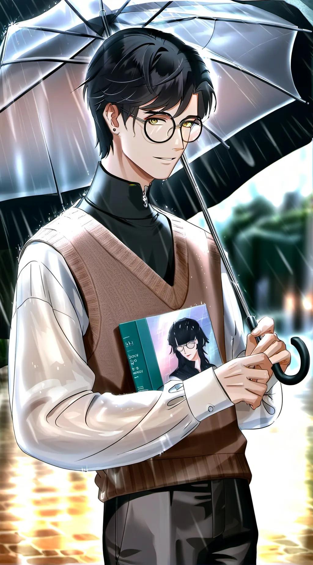 ai character: Xavier  background