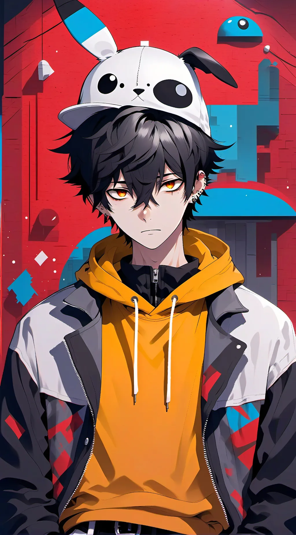 ai character: Kunimaru  background
