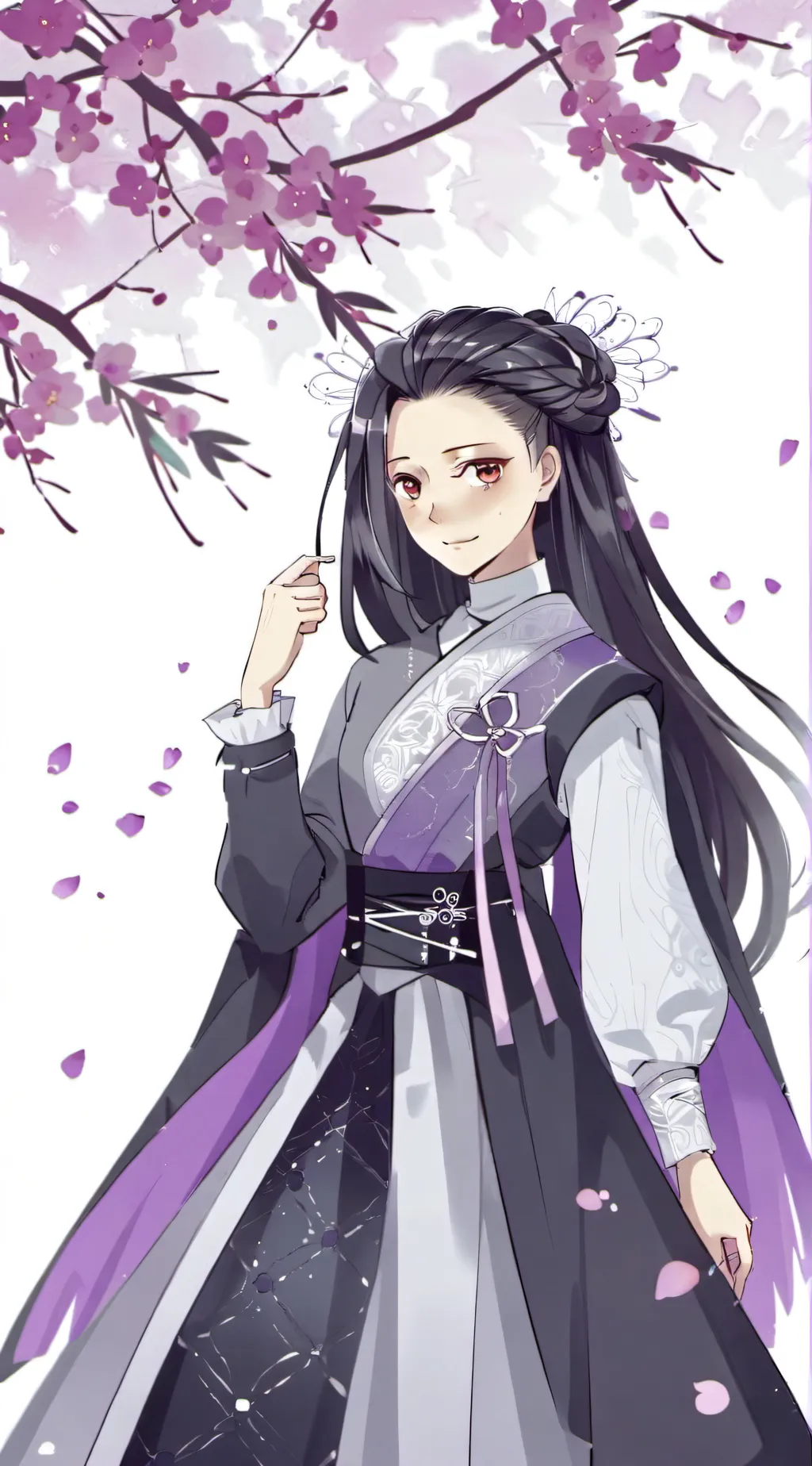 ai character: Momo Yaoyorozu background