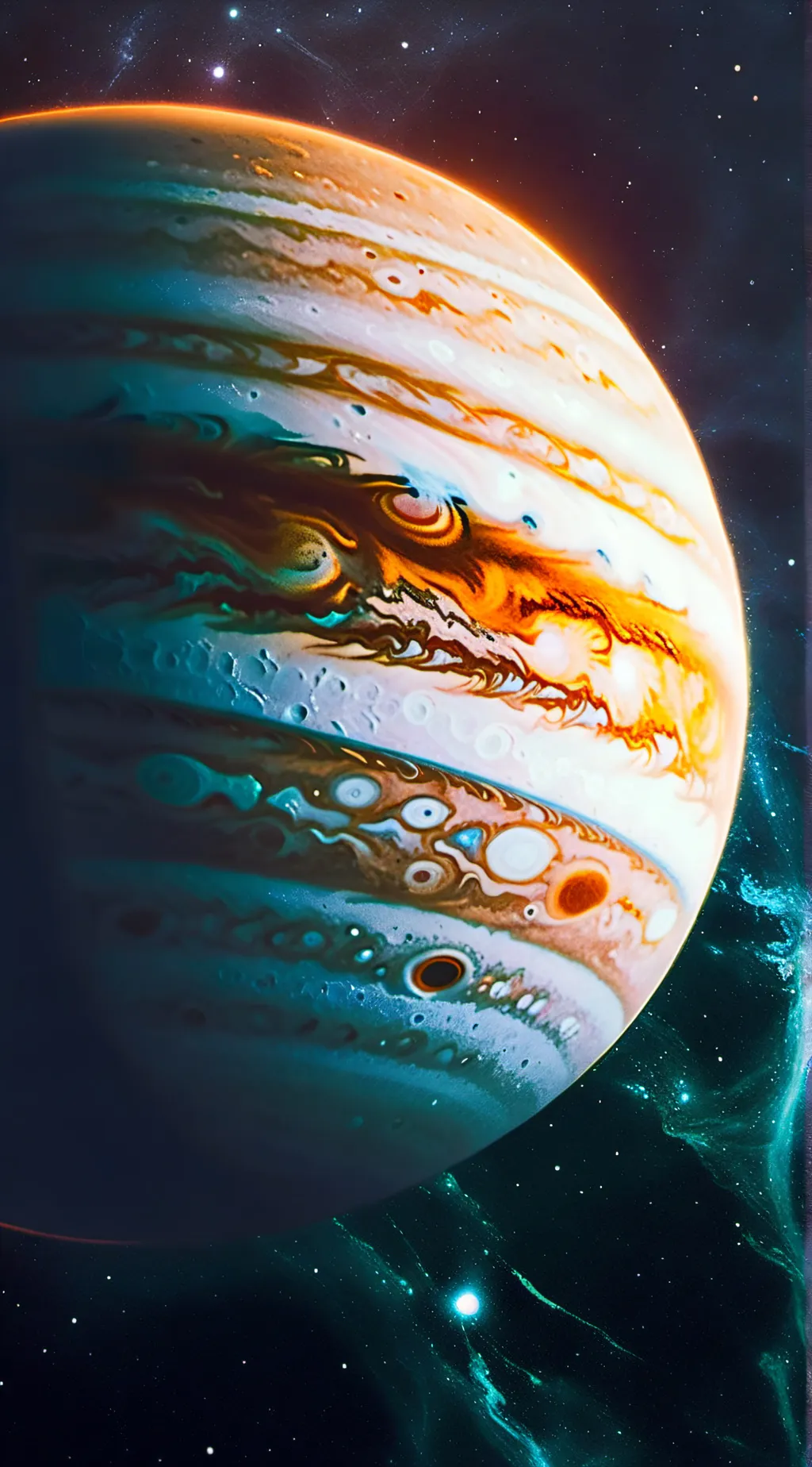 ai character: Jupiter background