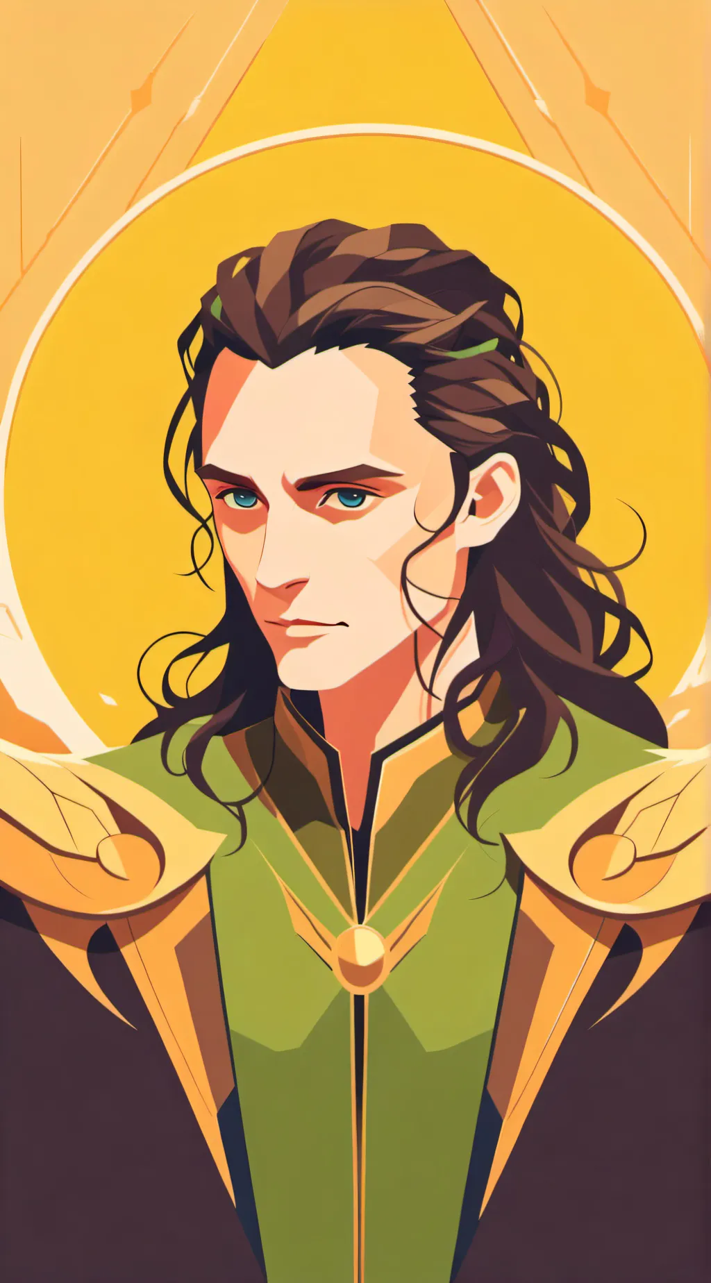 ai character: Loki's lost Love  background