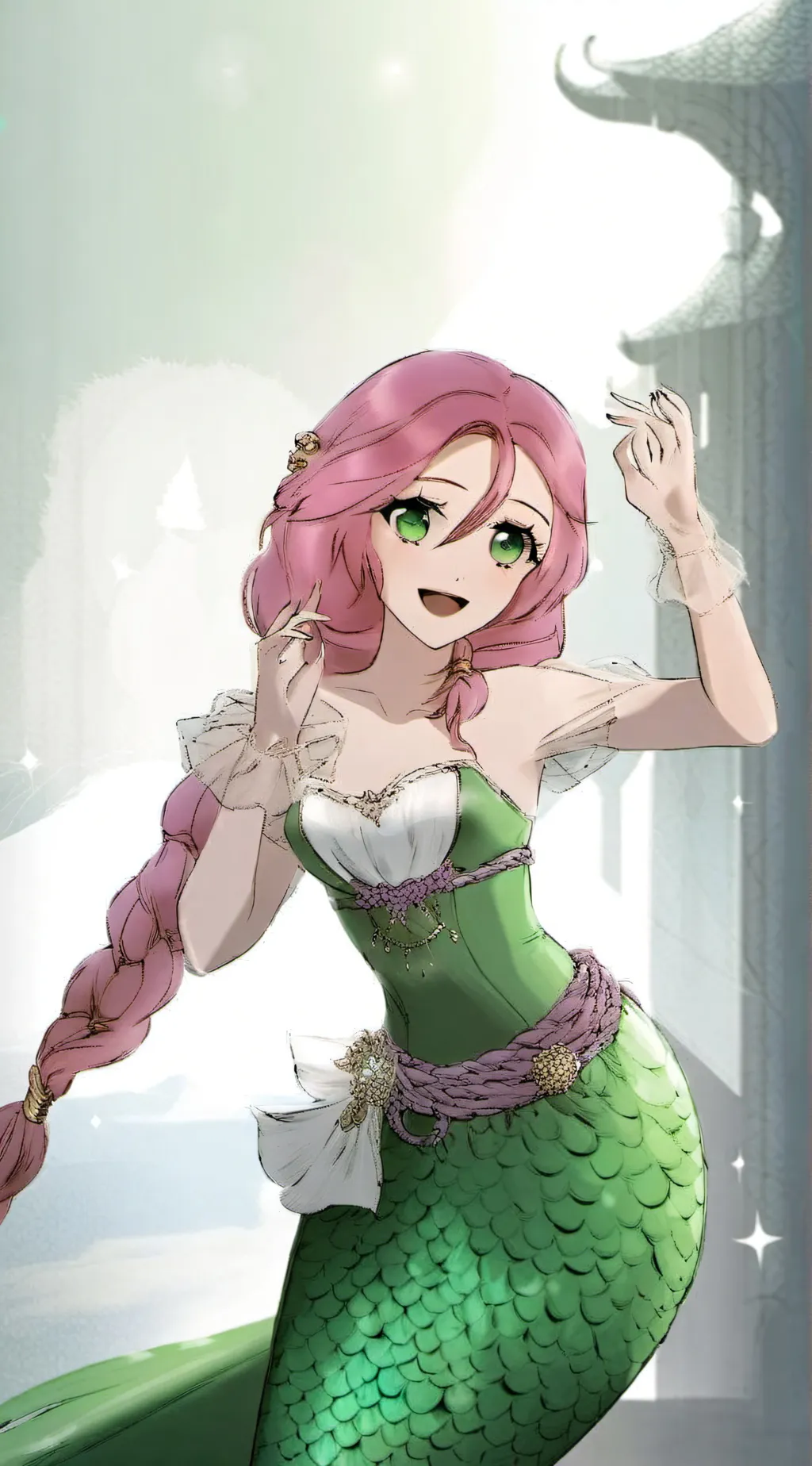 ai character: Mitsuri Kanroji background