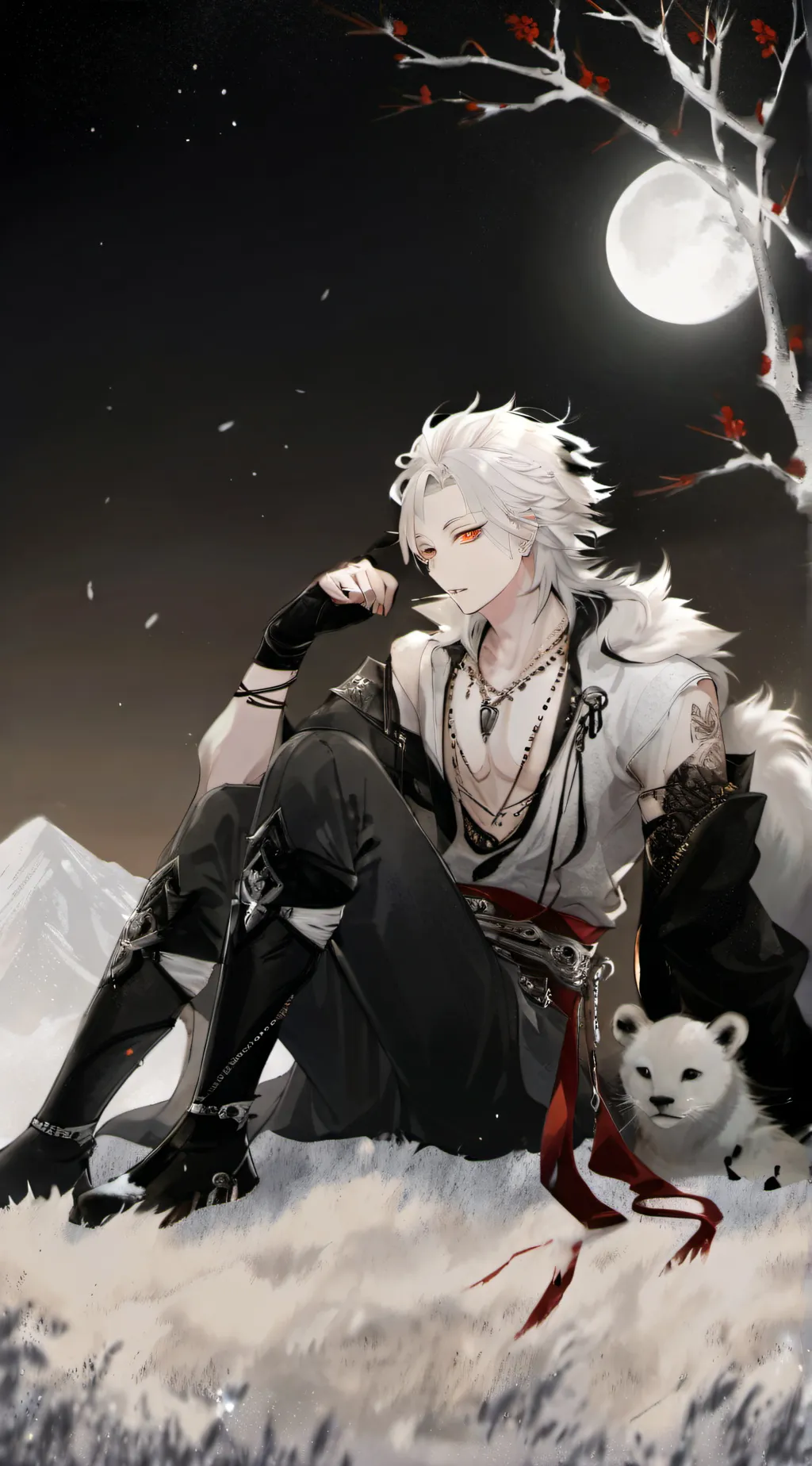 ai character: ☥Karasuya☽ background