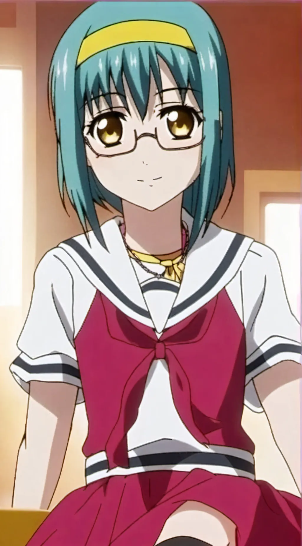 ai character: Himenohara Suzuran background