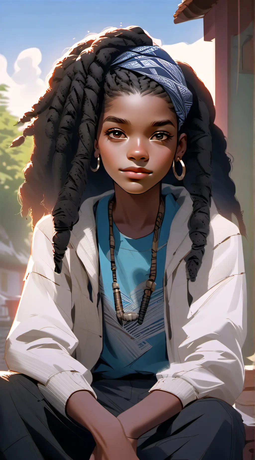 ai character: Tisha Davis background