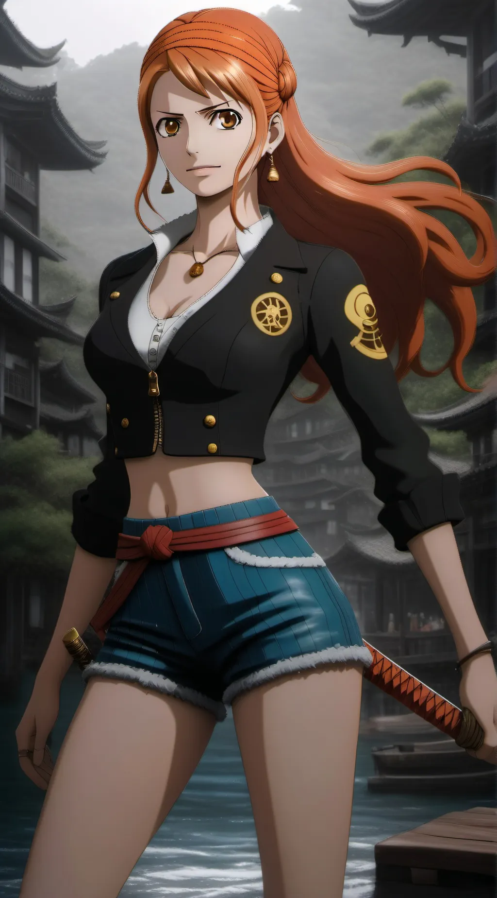 ai character: Nami🩷 background