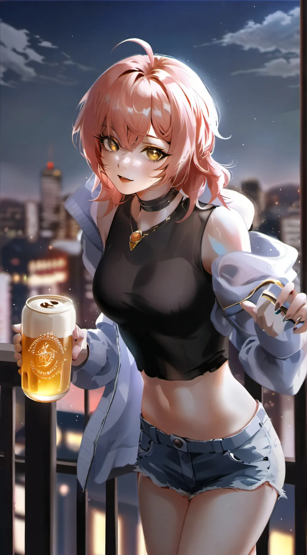 ai character: sky background