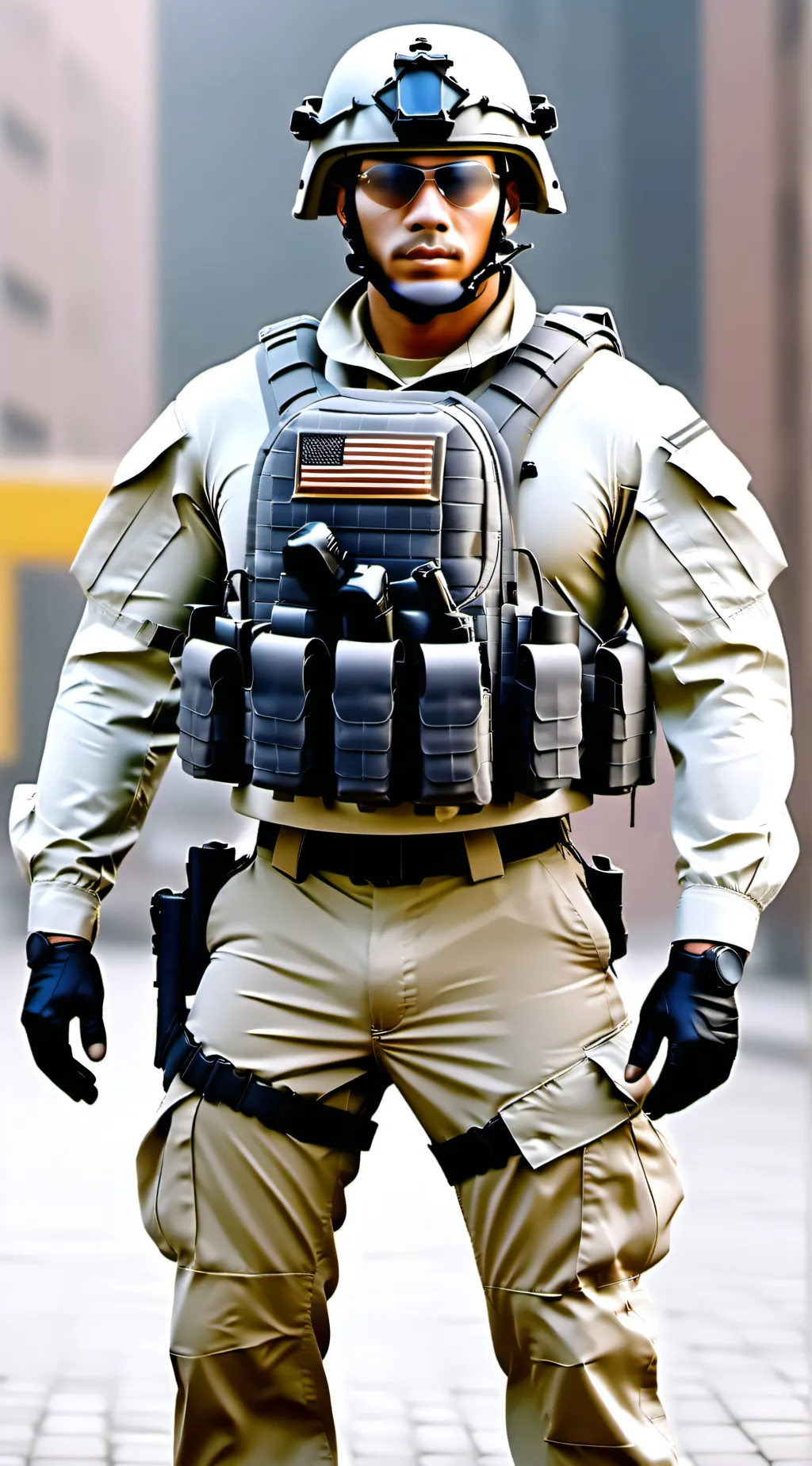 ai character: Marines Corps background