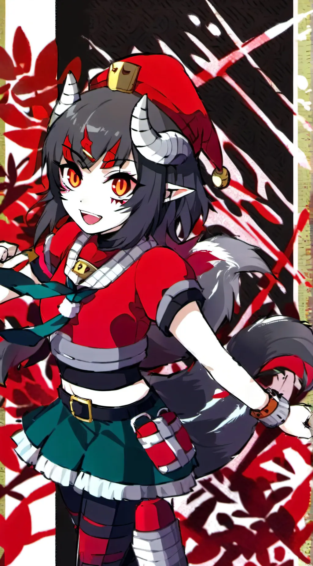 ai character: HB your a Demon! background