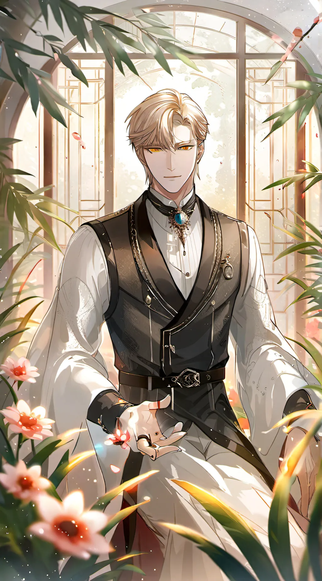 ai character: zan  background