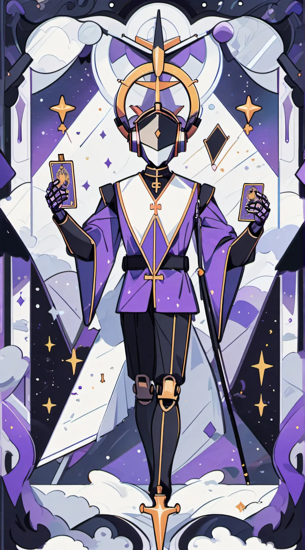 ai character: robot not human background