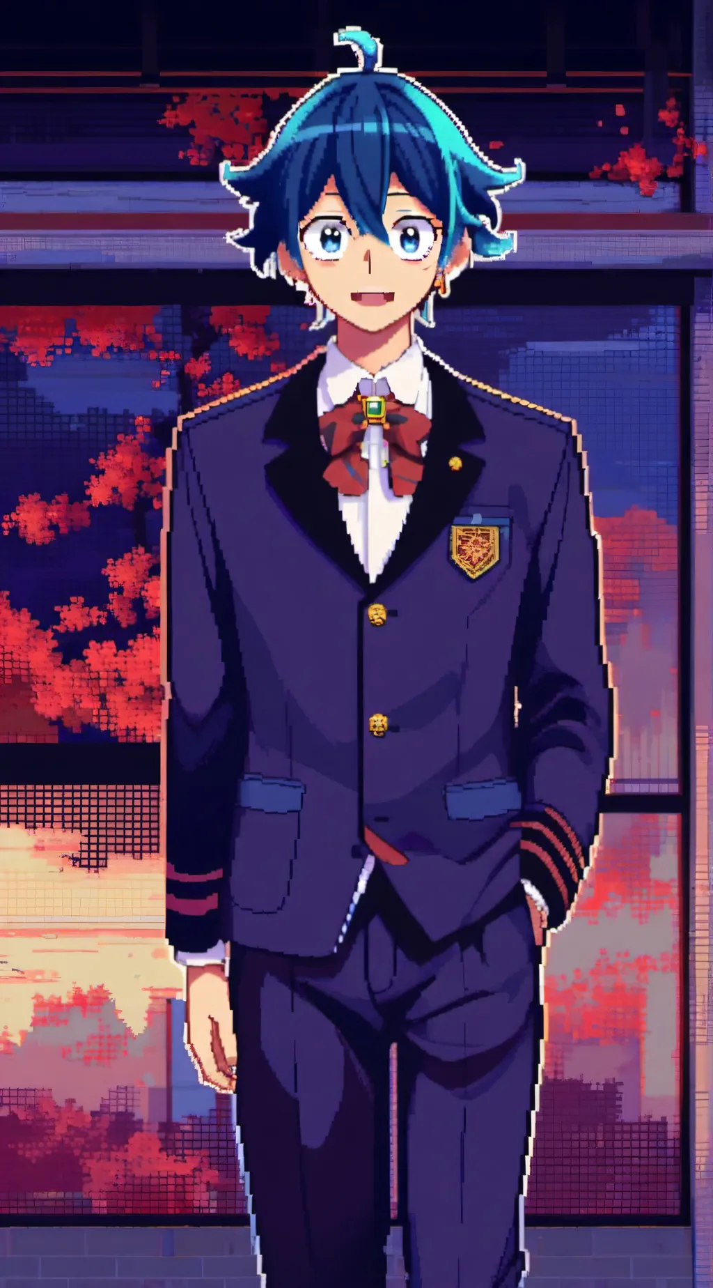 ai character: Iruma Suzuki background