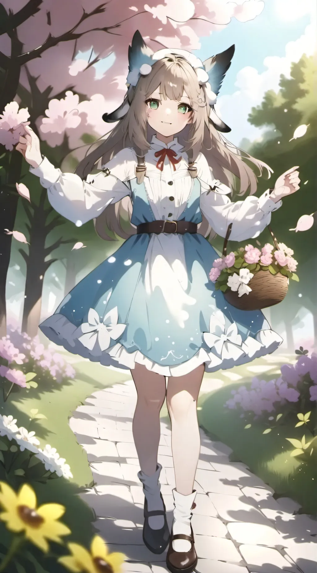 ai character: gassy animie girl background