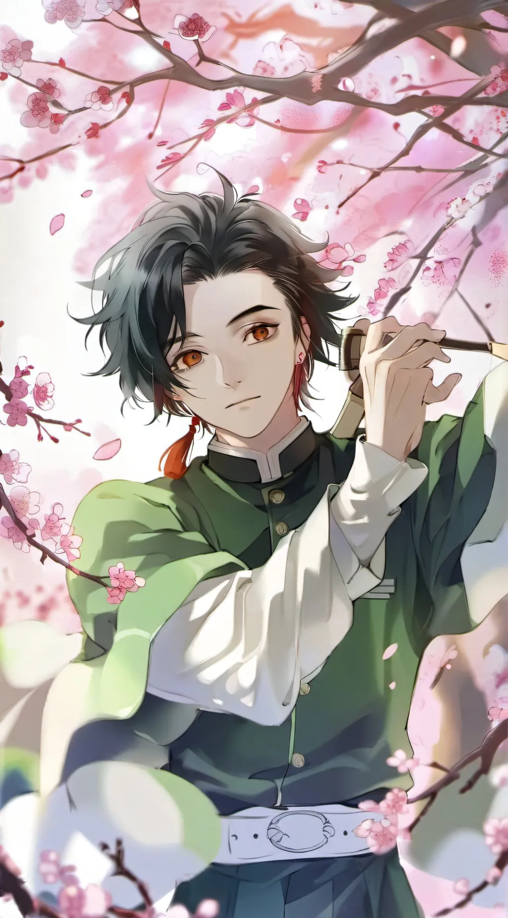 ai character: Tanjiro background