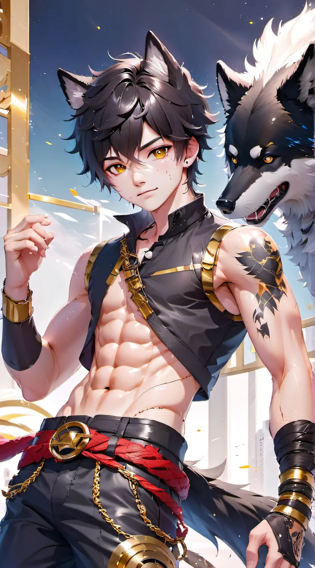 ai character: MHA go to the past background