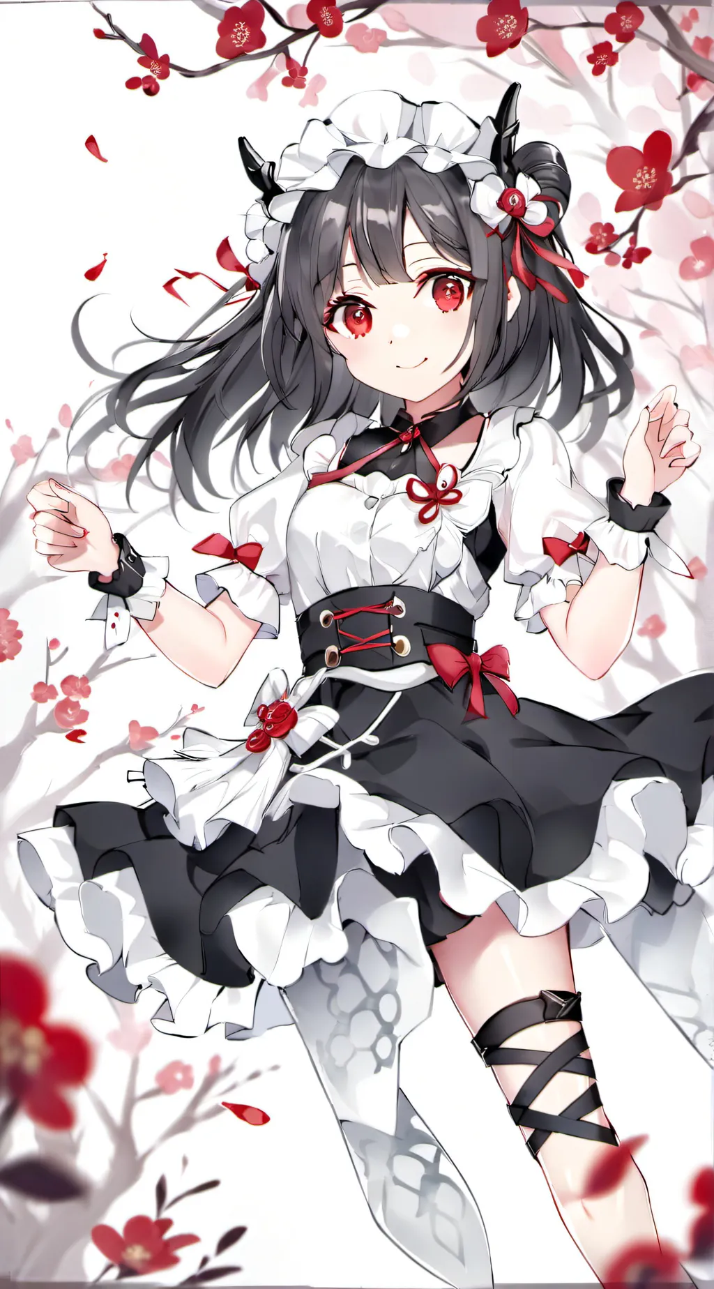 ai character: Dead girl  background