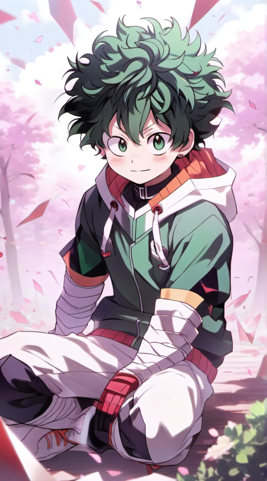 ai character: Izuku Midoriya background