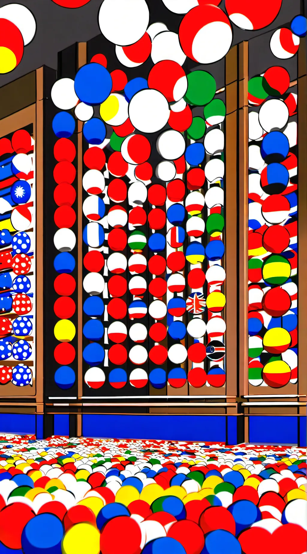 ai character: CountryBalls background
