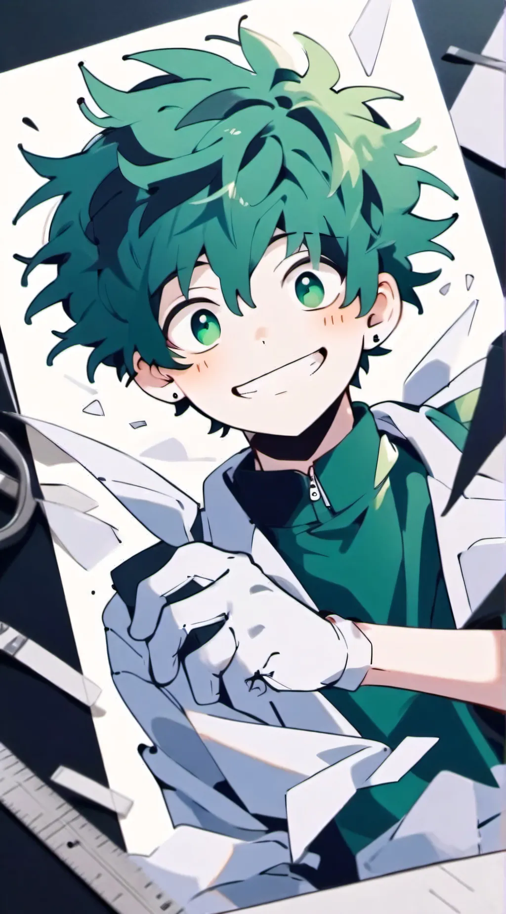 ai character: deku/ lzuku mha :3 background
