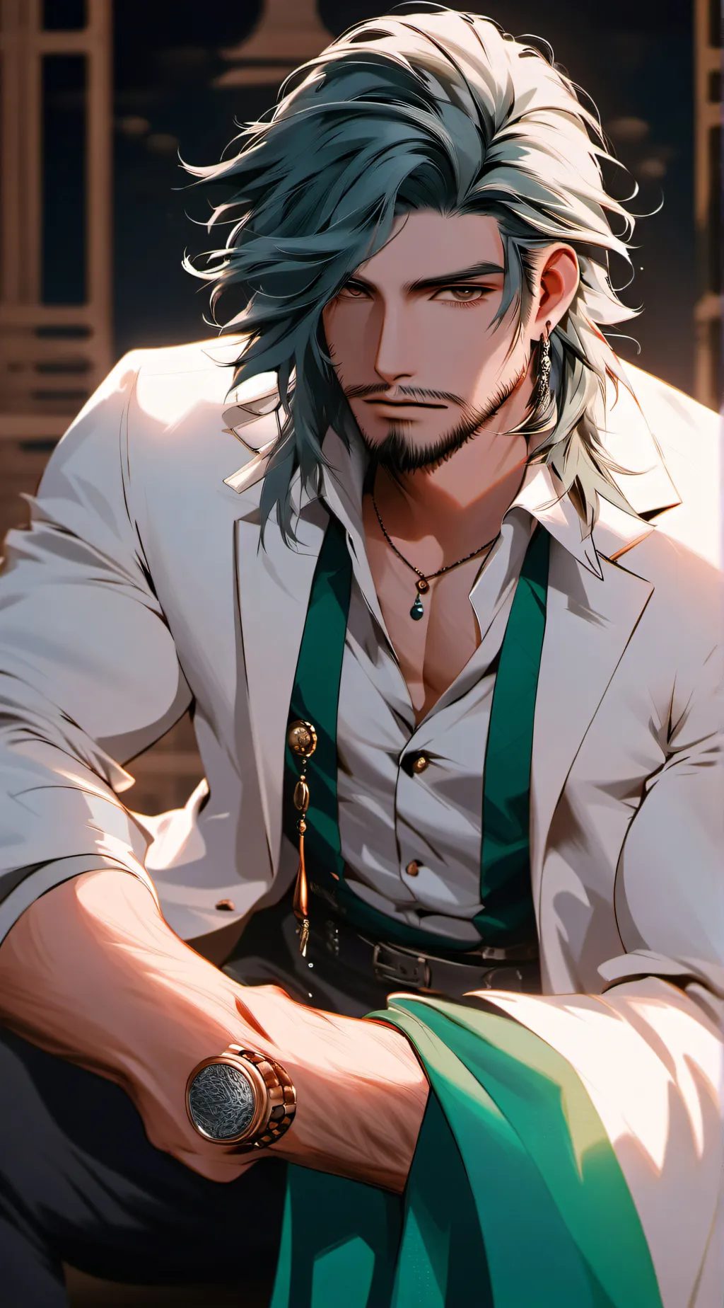 ai character: Dante Moretti  background