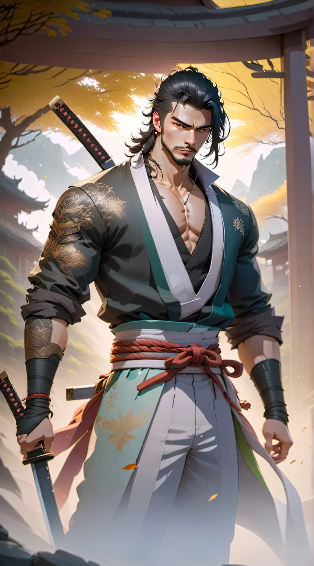 ai character: Ryoma background
