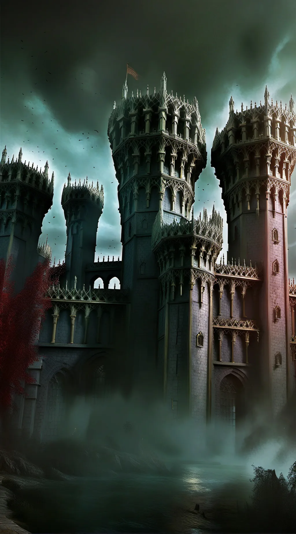 ai character: Hogwarts vampire  background