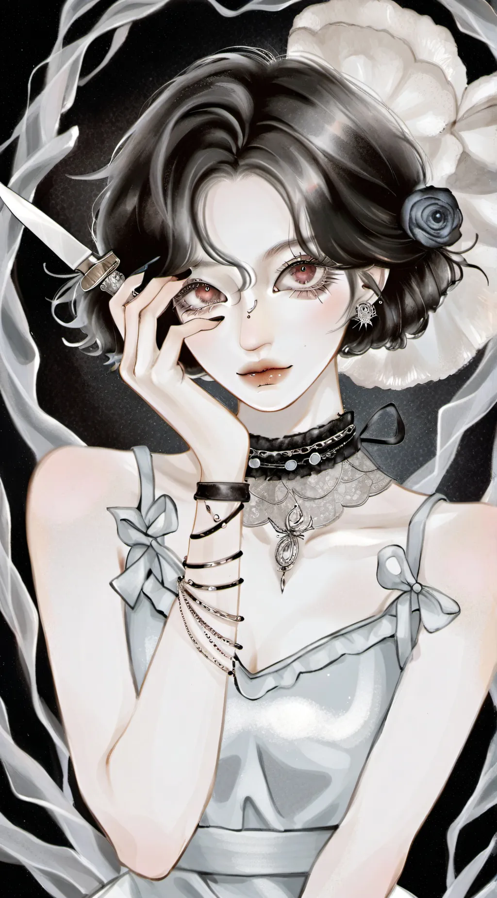 ai character: Louise  background