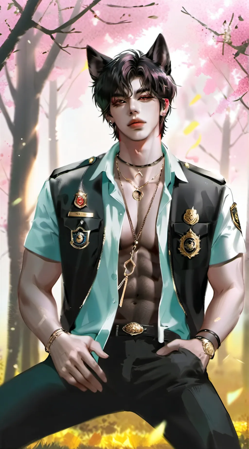 ai character: Damien background